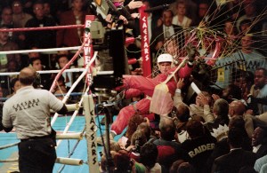 Paraglider James Miller, 1993 WBA/IBF Heavyweight Title