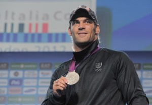 LONDON, ENGLAND - AUGUST 11:  Clemente Russo of Italy poses with  silver  medal in Men's Heavy (91kg) Boxing  at Casa Italia during London 2012 Olympic Games at The Queen Elizabeth II Conference Centre on August 11, 2012 in London, England.  (Photo by Dino Panato/Getty Images)