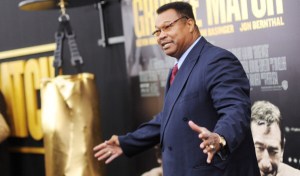 NEW YORK, NY - DECEMBER 16: Former professional boxer Larry Holmes attends the "Grudge Match" screening benefiting the Tribeca Film Insititute at Ziegfeld Theater on December 16, 2013 in New York City. (Photo by Dimitrios Kambouris/Getty Images)