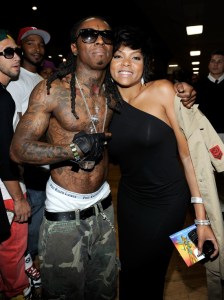 LOS ANGELES - JUNE 28:  (L-R) Singer Lil Wayne and actress Taraji P. Henson pose backstage at the 2009 BET Awards held at the Shrine Auditorium on June 28, 2009 in Los Angeles, California. (Photo by Frank Micelotta/Getty Images)