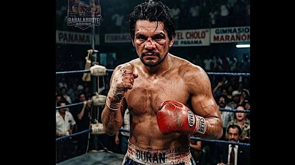 A casa di Roberto Duran a Miami, parlando di boxe. Raccontando la&nbsp;vita